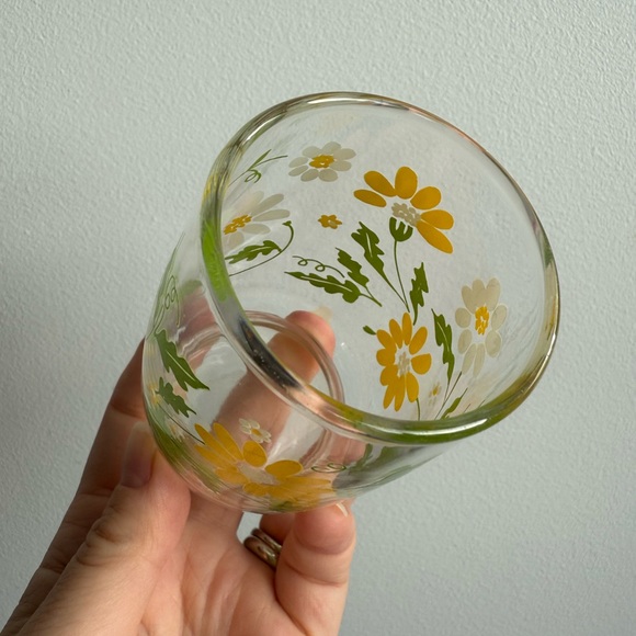 2 x vintage glass juice cup - Picture 7 of 9